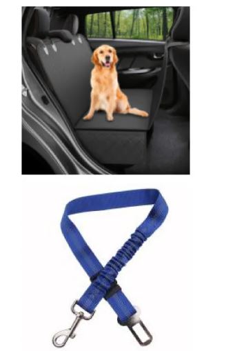 Pawden Adventure Car Seat Cover - Waterproof Dog Hammock for Back Seat